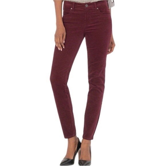 Kut From The Cloth Diana Relaxed Skinny Corduroy Jeans 14 - Picture 1 of 13